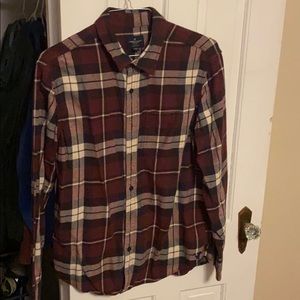Two American eagle classic fit flannels!